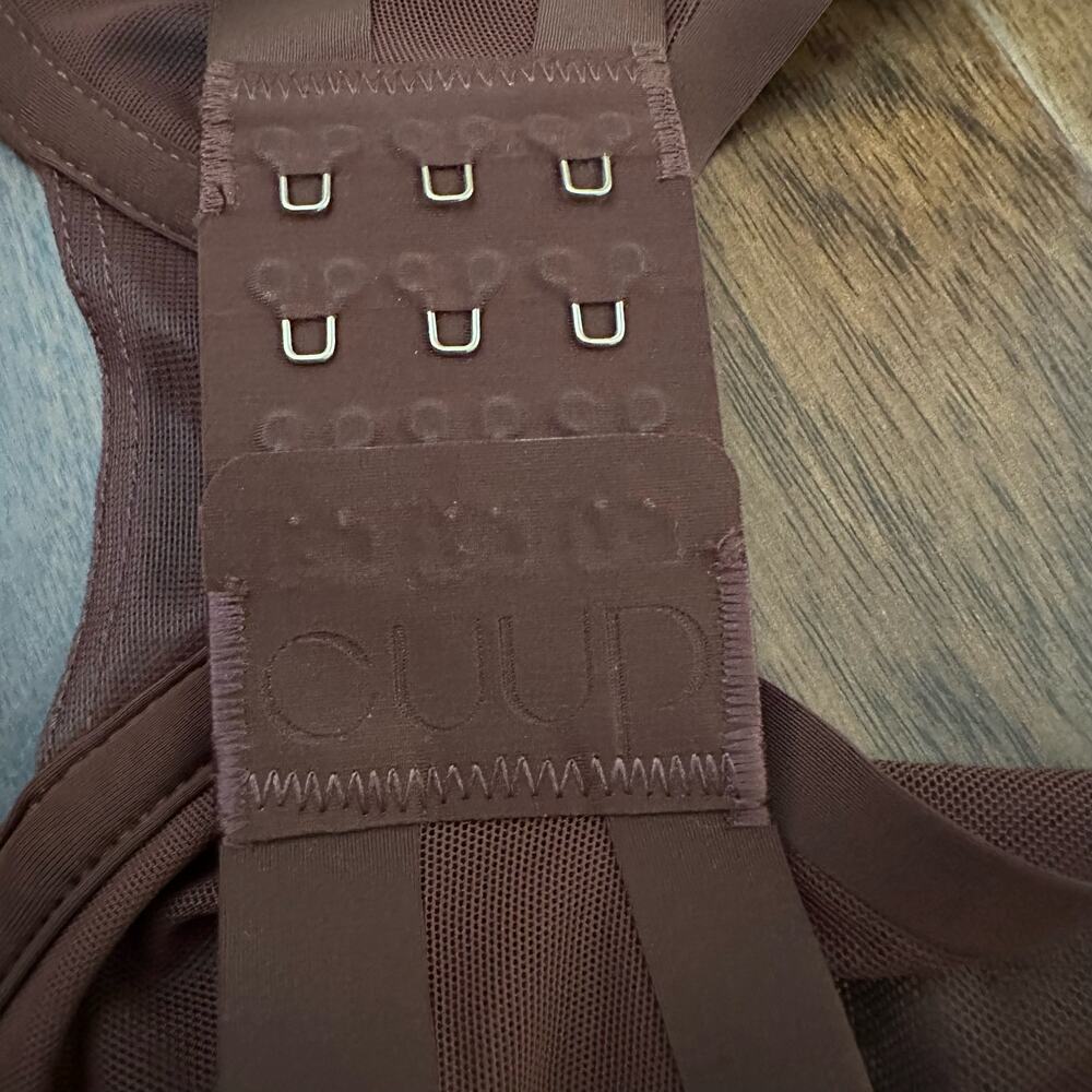 NWT Cuup 38G (4D) The Plunge Mesh espresso brown bra - Picture 11 of 14
